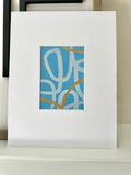 Cornflower Loops II