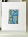 Cornflower Loops I